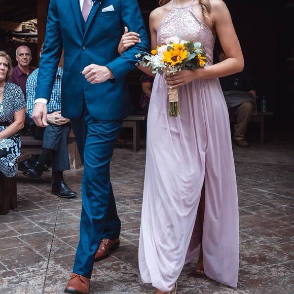 David’s Bridal Bridesmaid Dress (Quartz) - Picture 2 of 3